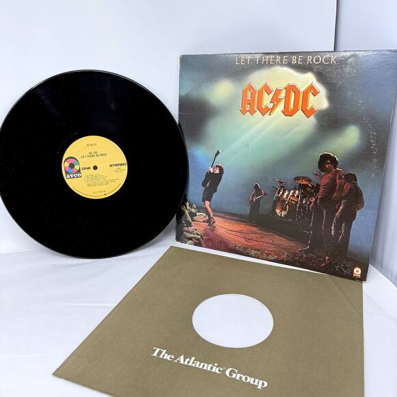 Let There Be Rock by AC/DC 1977 Vinyl LP Record Album Hard Rock Classic Music - Picture 1 of 6